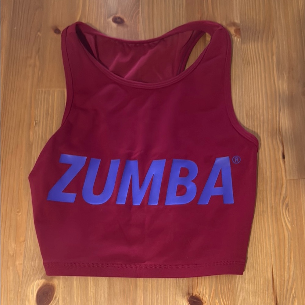 Zumba Burgundy Crop Top